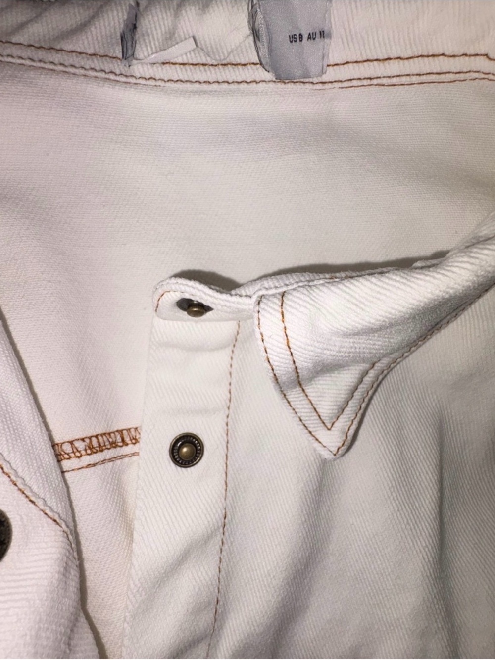 Petal & Pup Hailey Denim Mini Dress - White Denim - Picture 7 of 8